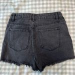TJ Maxx Black embroidered denim shorts Photo 1