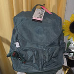 Kipling 🆕️ Teal Backpack with Monkey Keychain Photo 0