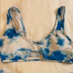SheIn Blue and White Tie-Dye Bikini Photo 1