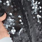 Tory Burch Sequined Tulle Cocktail Evening Midi Slip Dress Black Women's 2 Photo 5