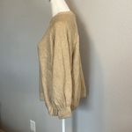 ASOS  Boxy Fit Crewneck Sweater Beige Size 2 Photo 3