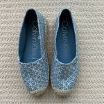 Calvin Klein Popular Logo Espadrilles Size 8M Photo 2