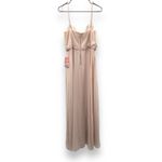 Birdy Grey  Gwennie Chiffon Maxi‎ Bridesmaid Dress in Pale Blush Pink Sz S NEW Photo 6