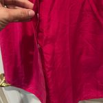 Banana Republic  100% silk blouse in hot pink Photo 5