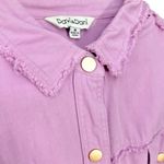 Davi & Dani Boho Raglan Sleeve Button Up Boho Jacket Cotton Embroidered Quilted Patchwork Shacket Photo 2