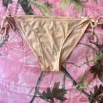 vintage tan orange bikini bottoms with gold butterfly charms Photo 4