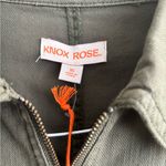 Knox Rose  Army Green Cargo Zip-Up Jacket Size XS Photo 2