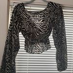 Gypsy Rose Boutique Zebra Blouse Photo 1