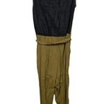 Leifsdottir by Anthropologie Olive Green Wrap Jumpsuit Size 0P Photo 4