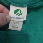 Vintage Junior Girl Scouts Green Sweatshirt Size M Photo 2