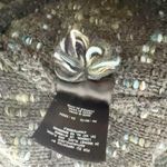 MOTH x ANTHROPOLOGIE | Keavy Jacquard Jacket Sweater Greens Blues Grays | Medium Blue Photo 8