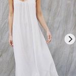 9Seed Resort Cotton Beachy Cover Up Seychelles Cross Back Maxi Dress OS Size undefined Photo 0