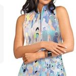 Jamie Sadock Women's Sleeveless Half Zip Pullover Golf Polo Shirt S Green Photo 0