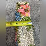 Vintage 70’s Floral Tote / Cosmetic Bag With Zipper Closure GVC Cottagecore Boho Green Photo 7