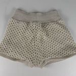 ZARA  Beige Knit High Waist Mini Shorts Photo 2