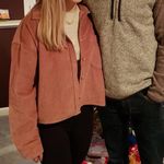 American Eagle  Outfitters Pink Corduroy Jacket Photo 7