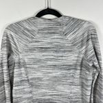 Lululemon  Runderful Long Sleeve Space Dye Camo White Silver Spoon 10 Athletic‎ Photo 6