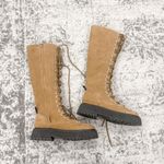 NWB Larroude Lara Knee High Combat Boot Tobacco Brown Size 7 Photo 7