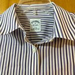 Brooks Brothers  Fitted Shirt All Supima Cotton Button Up Lavender Purple Stripe Photo 1
