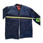 Asstseries Militare Women’s Bomber Jacket Windbreaker Blue Lightweight Size XL Photo 11