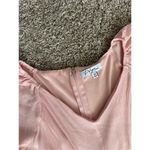 Anthropologie  polagram midi dress spring summer pink monochrome ruffle flutter M Photo 7