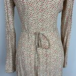 Brandy Melville  Floral Wrap Long‎ Sleeve Mini Dress Photo 5