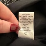 Milly black & cream tweed a-line belted skirt size 2 Photo 7