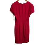 Liz Claiborne RedĀ Midi Cap Sleeve CocktailāDress Sizeā10ā Photo 1