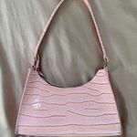 Pink Croc Shoulder Bag Photo 0
