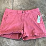 Women's raspberry denim five pockets Shorts Pink Size 6 Photo 3