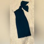 Dress the Population NWOT  TIFFANY One Shoulder MIDI Dress peacock blue M Photo 2