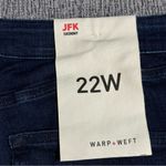 Warp + Weft JFK New York City Skinny Jeans Blue Size 22W Photo 8