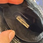 Karl Lagerfeld  Blue Black Floral Fabric Ankle Boots Women’s 6.5 Fall Heeled Boot Photo 2