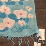 Diane Von Furstenberg NWT  Linen Blend Lightweight Scarf Photo 3