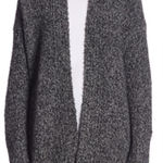 Vince  Boucle Gray Wool Blend Chunky Cardigan Long Sweater Stretch cashmere Photo 0