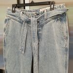 Rag and Bone ππ Mia Yoke High Waisted Belted Paneled Jeans ~ Clean Lou 31 NWT Photo 11