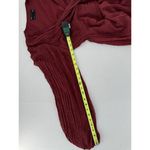 ASOS  Maxi Dress Size US 6 Red Chiffon Party Formal Metallic Pleated Wrap…​ Photo 11