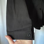 SheIn Solid Black Button Up Collared Dress Shirt Business Casual Blouse Size XL Photo 5