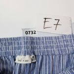 Land' n Sea Stripes Linen Blend Straight Leg Pants White and Blue Size M Photo 11