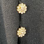St. John EVENING Santana Knit Triple Style Rhinestone Button Cardigan Size 12 Photo 8