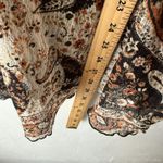 Christopher & Banks  Witchy Grunge Whimsigoth 3X Black Paisley‎ Boho Sheer Photo 7