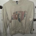 North Carolina Sweatshirt Tan Size M Photo 0