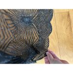 Lulus  Glitter Sweetheart Illusion Sheer Maxi Gown Scalloped Trim Photo 5