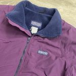 Land's End Women's Winter Insulated Waterproof Bomber Coat No Size Tag Purple Photo 1