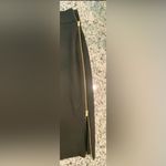 EXPRESS Black  Pencil Skirt with Gold Zipper Photo 6