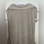 Mable Beige Ruched Button Front Collared Sleeveless Mini Photo 4