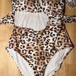 Aerie One Piece Full Coverage Swimsuit Animal Print Medium BNWTS $59.96 Photo 5