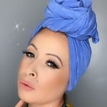 60x42” Lilac stretchy cloth hair wrap Photo 5