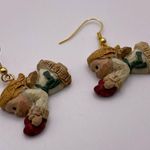 Vintage Angels Carrying Hearts Earrings Photo 5