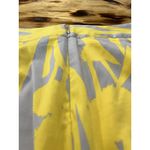 Boden Women's‎ Yellow & Gray Cotton Lined Slit Pencil Skirt Size 6L Classic City Photo 9